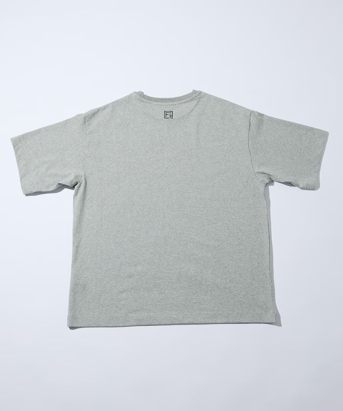 6oz Front Logo Print Crew Neck T-Shirt / Back Print T-Shirt PRINT BURGER