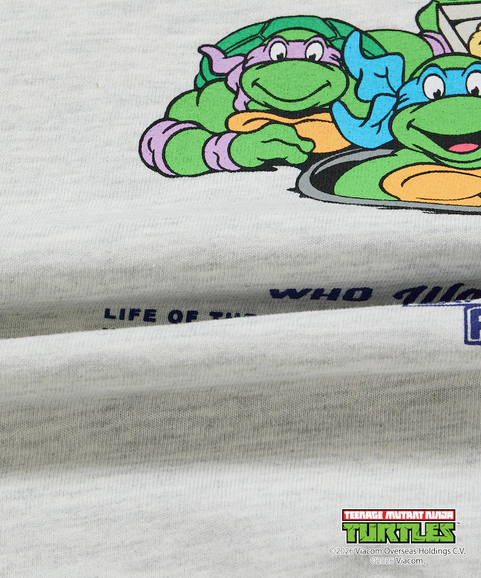 Teenage Mutant Ninja Turtles/Mutant Turtles Special Big Silhouette Back Print T-Shirt 【Limited Edition】