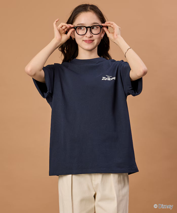 Zootopia Limited Edition Character Print Crew Neck T-Shirt Judy Nick