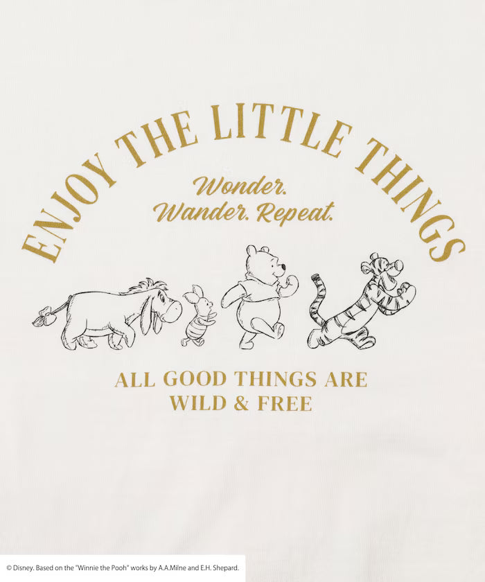 Winnie-the-Pooh Front Logo Print T-Shirt