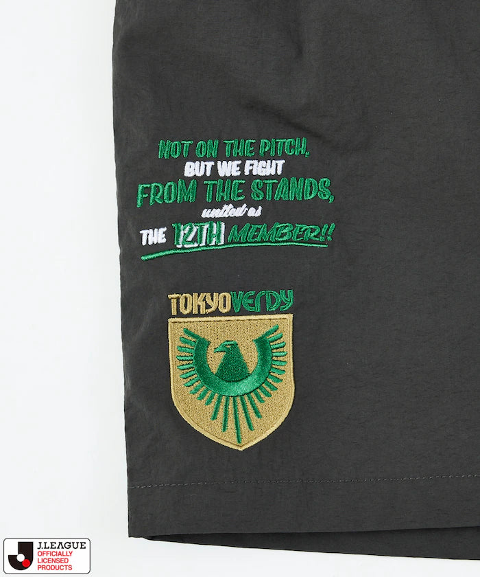 【May 15 12:00 Start of Sale】J.LEAGUE × FREAK'S STORE Exclusive SUPPORTERS NYLON SHORTS 【Tokyo Verdy】