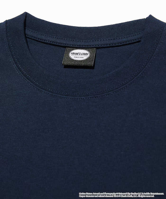 Casper the Friendly Ghost/キャスパー 別注 ビッグシルエット バックプリント クルーネックTシャツ 【限定展開】
