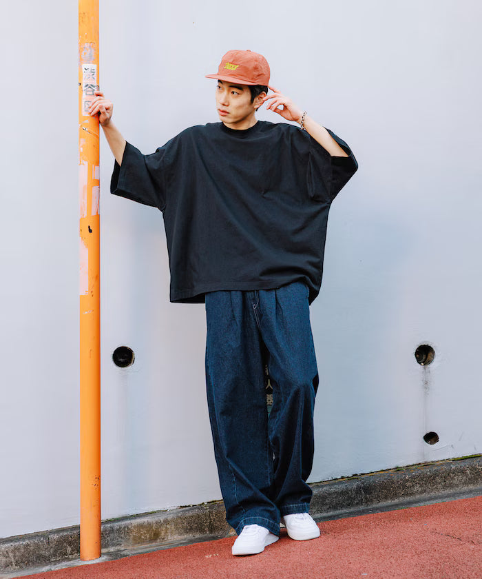 Big Silhouette One Point Crew Neck T-Shirt / Wide Silhouette [Limited Edition]