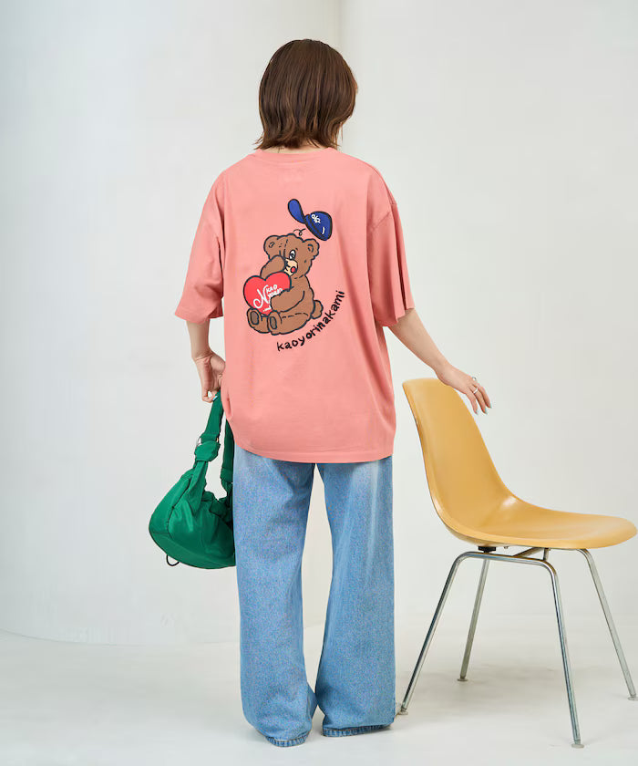 [Sales start on May 22, 12:00] kaoyorinakami × FREAK'S STORE/ Kaoyorinakami exclusive Swary Punch Bear Tee