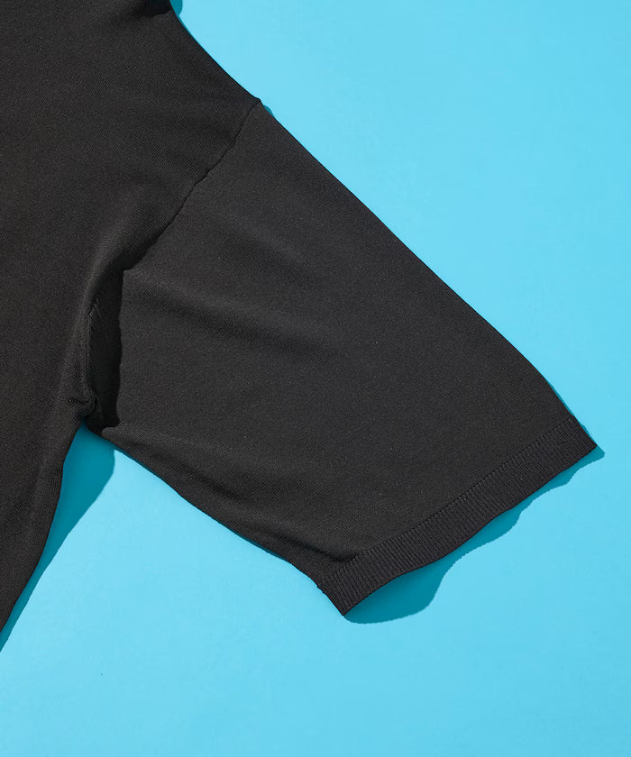 [New Color Added] SUPER ICE / Super Ice Short Sleeve Polo Neck Knit / Contact Cold Sensation
