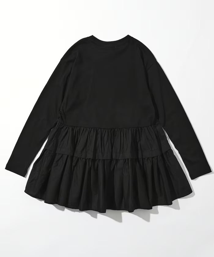 Organic Cotton Tiered Long Sleeve T-shirt
