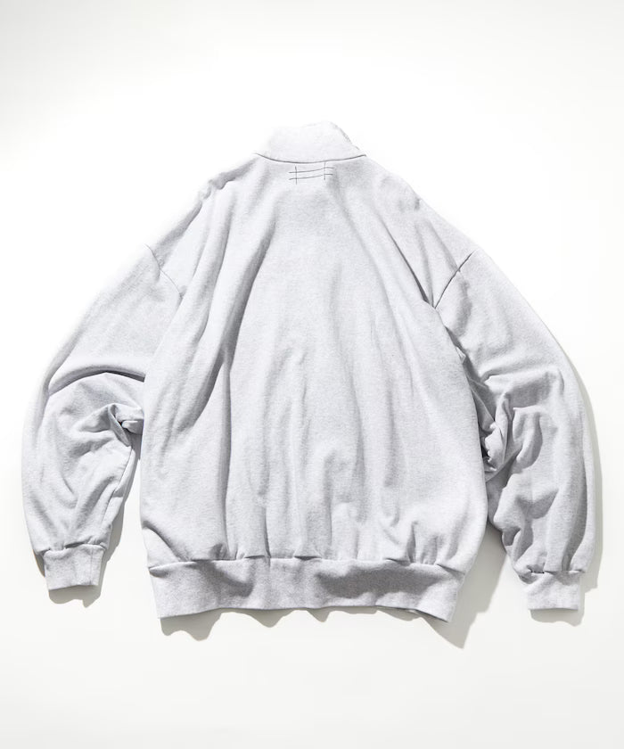 Heavy Weight Jersey Thermal Lined 3/4 Zip Cadet Collar Shirt