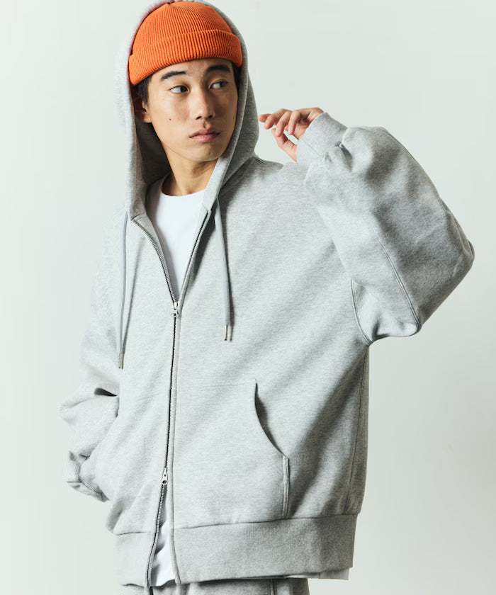 Relaxed Fit Bonding Zip-Up Parker [Limited Edition]