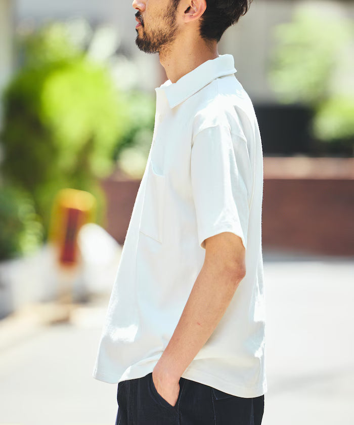 HEAVY WEIGHT/Heavyweight Short Sleeve Polo Shirt/T-Shirt/10.5 ounces