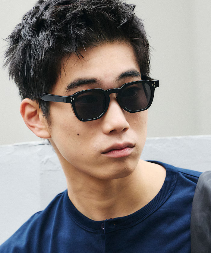Color Fashion Glasses UV Cut Unisex Compatible [Limited Edition] - Black