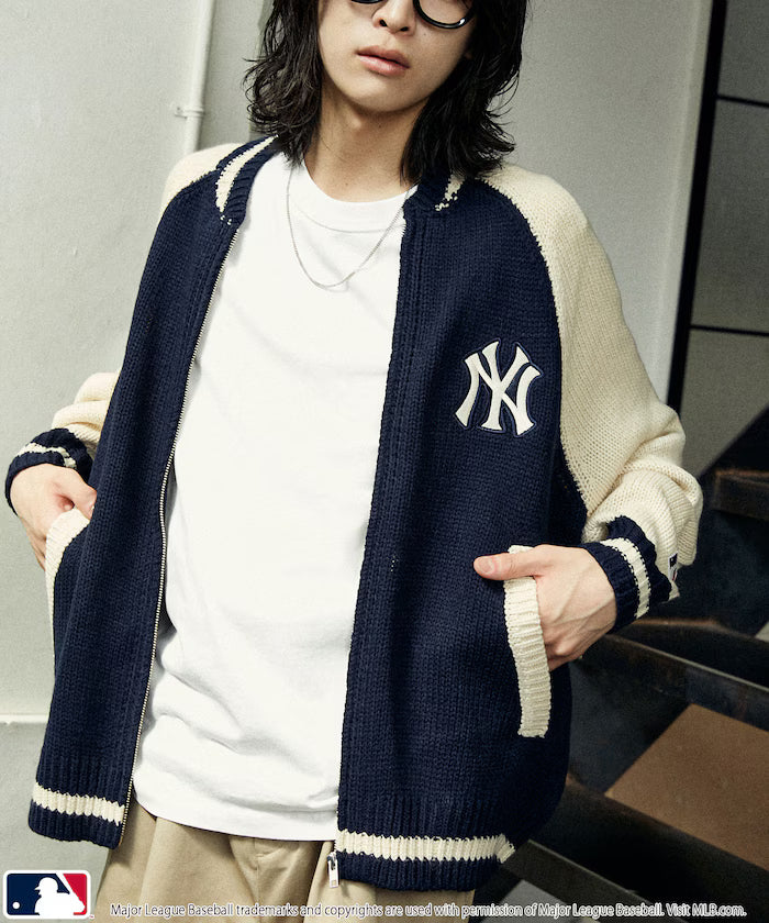 Custom ZIP KNIT CARDIGAN