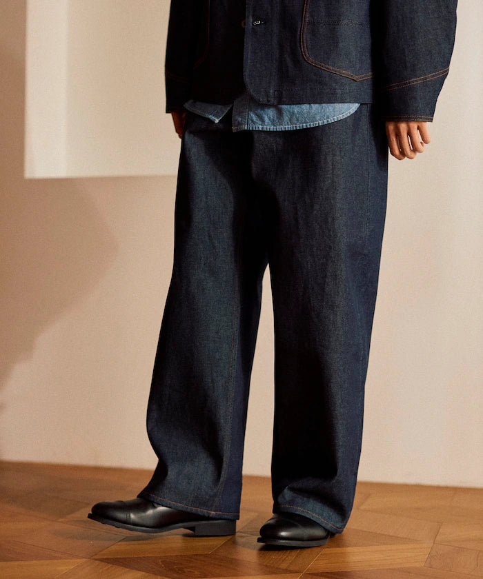 [Made in Japan] JAPAN DENIM WIDE 5PKT PANTS