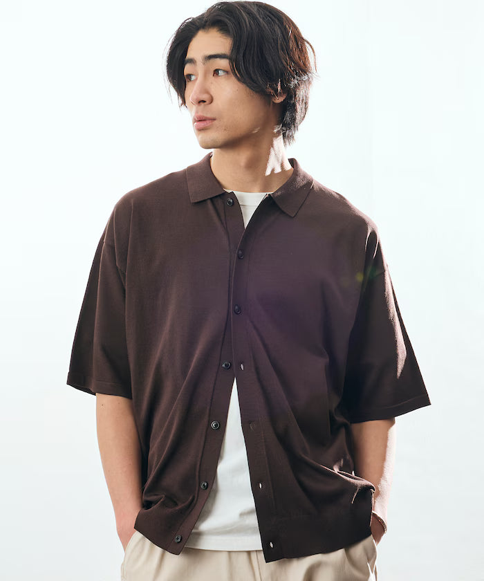 Relax Fit Relax Fit Cool Touch Polo Color Short Sleeve Knit Shirt [Limited Edition]