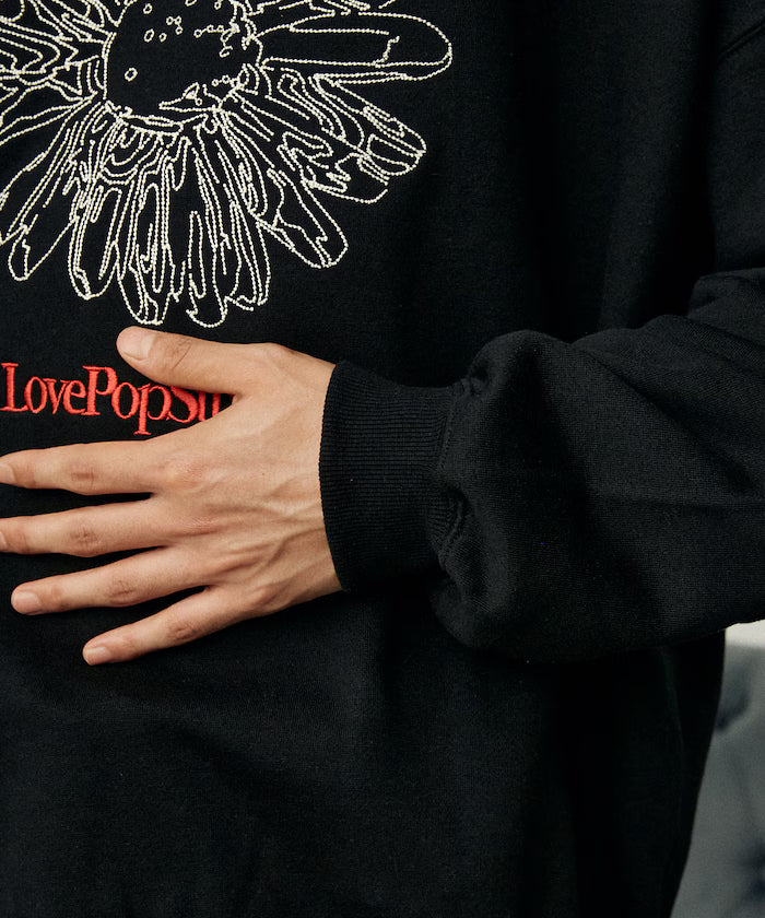 LOVE POP STUDIO FLOWER EMBROIDERY SWEAT【Limited Edition】