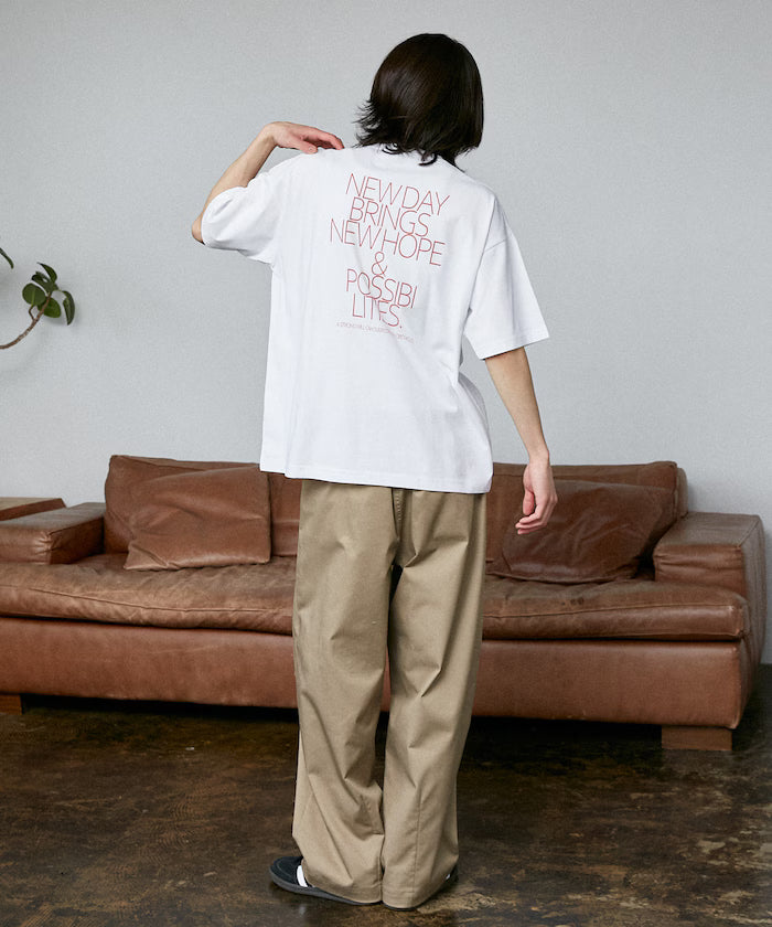 LOVE POP STUDIO NEW DAY Typography T-shirt Limited Edition