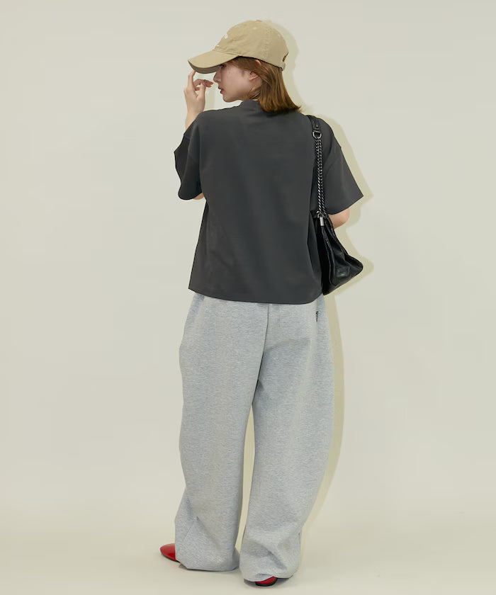 <contact cool> Cool Ponte Henry Neck T-Shirt Limited Release