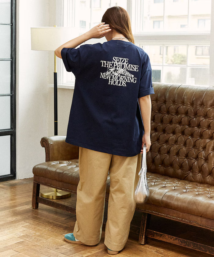 <Functional Material> PROMISE Cat Print T-Shirt Limited Release