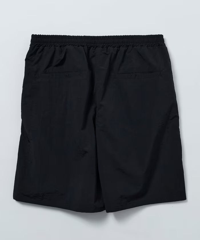 Nylon Medium Length Baggy Shorts