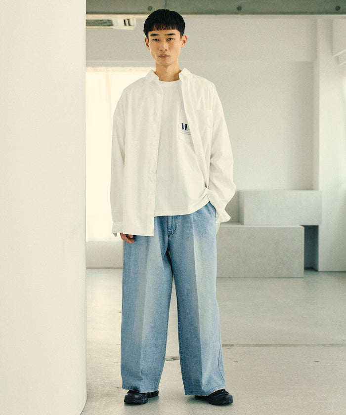 Wide Silhouette Straight Denim