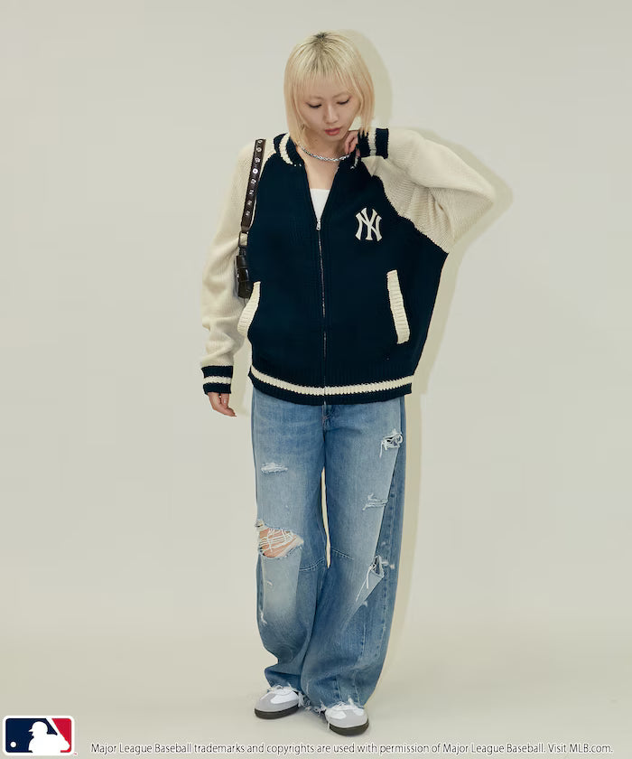 Custom ZIP KNIT CARDIGAN