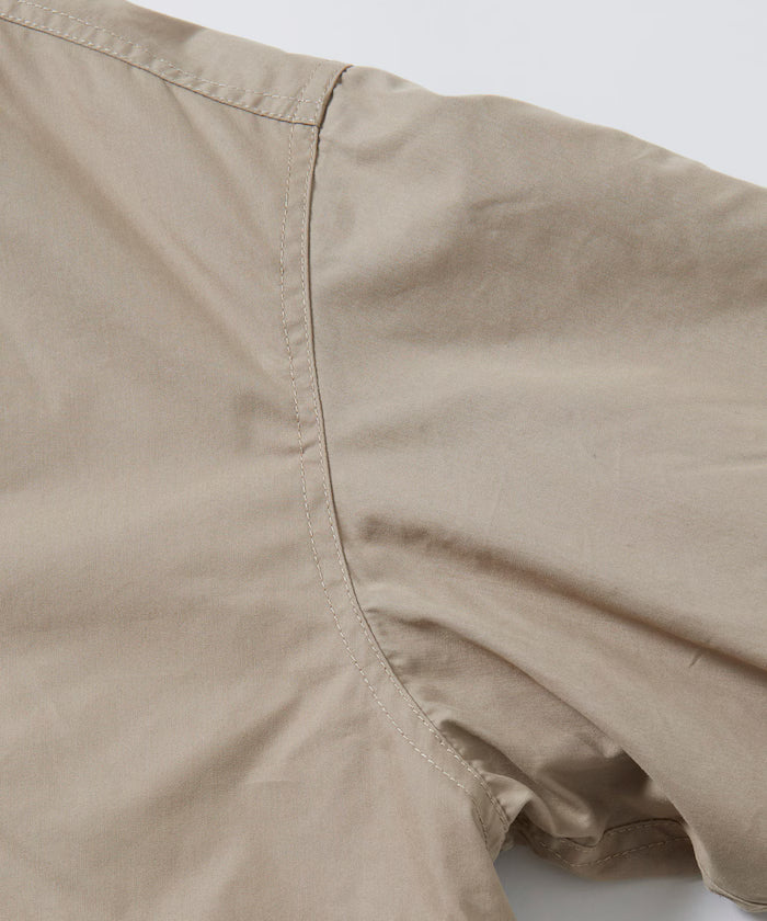 Corduroy panel cotton nylon blouson