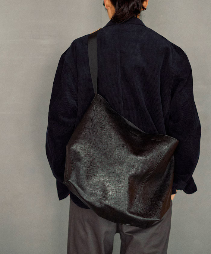 2WAY Leather Messenger Bag / 2WAY Leather Messenger Bag / Cowhide / Water-repellent leather