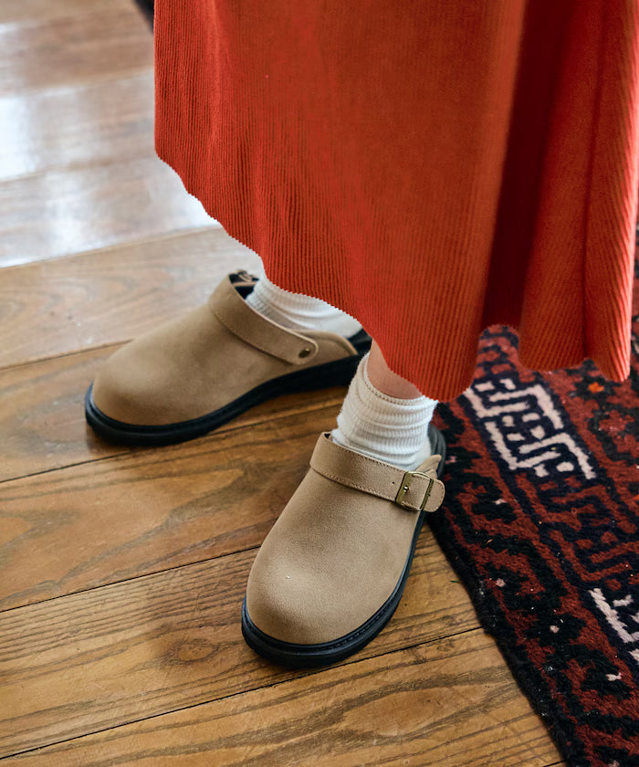 Limited Edition Leatherette SW 2way Clog Sandals with Backstrap