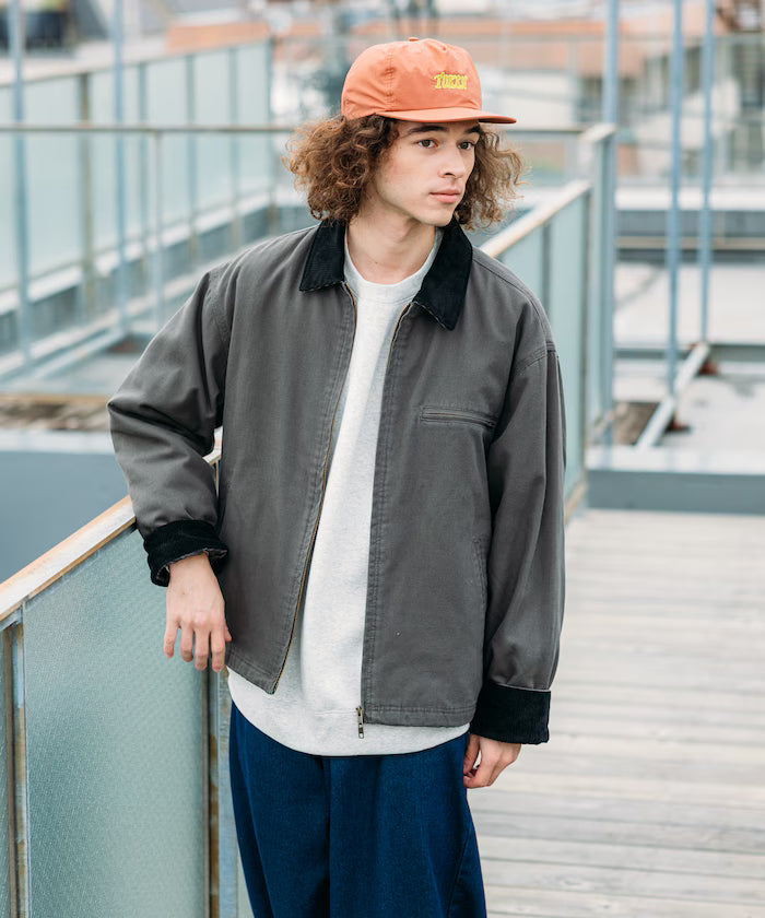 Big Silhouette Corduroy Switch Duck Blouson [Limited Edition]