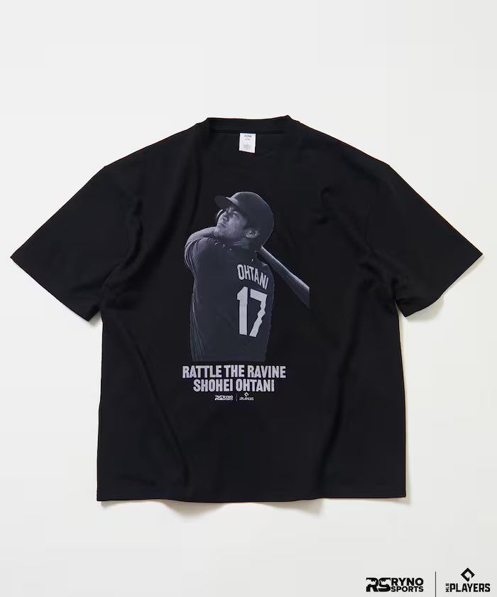 [March 5th, 12:00 release] MLB PLAYERS × RYNO SPORTS × FREAK'S STORE exclusive [Ohtani] CLOSE UP PHOTO TEE - Black
