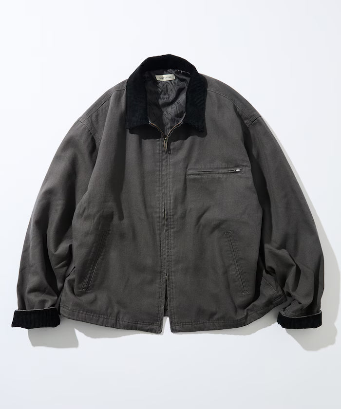 Big Silhouette Corduroy Switch Duck Blouson [Limited Edition]