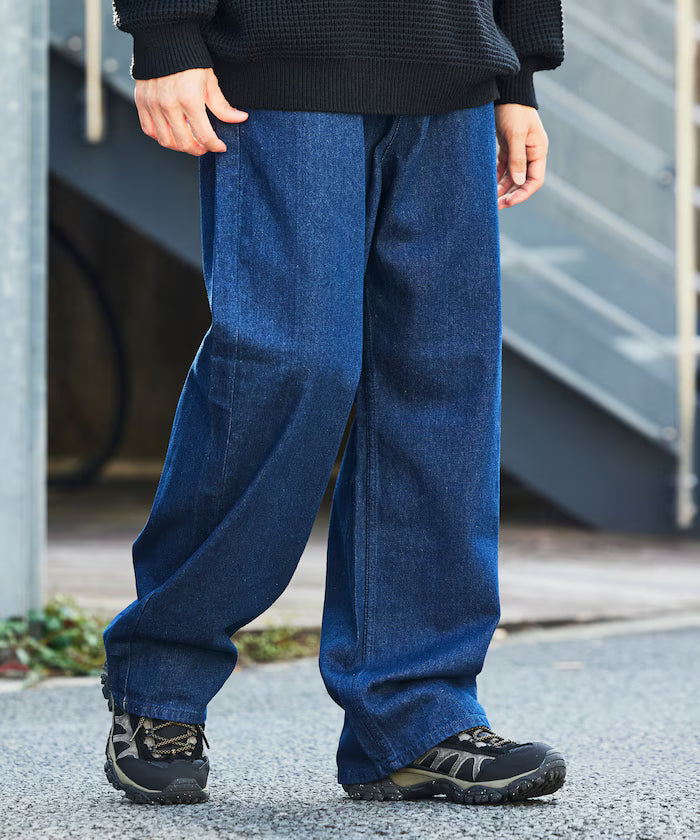 Wide Straight Denim Pants [Limited Edition]