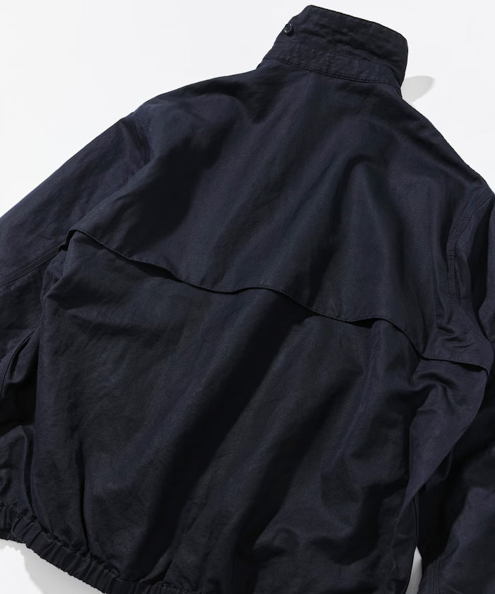 Cotton Linen Harrington Jacket