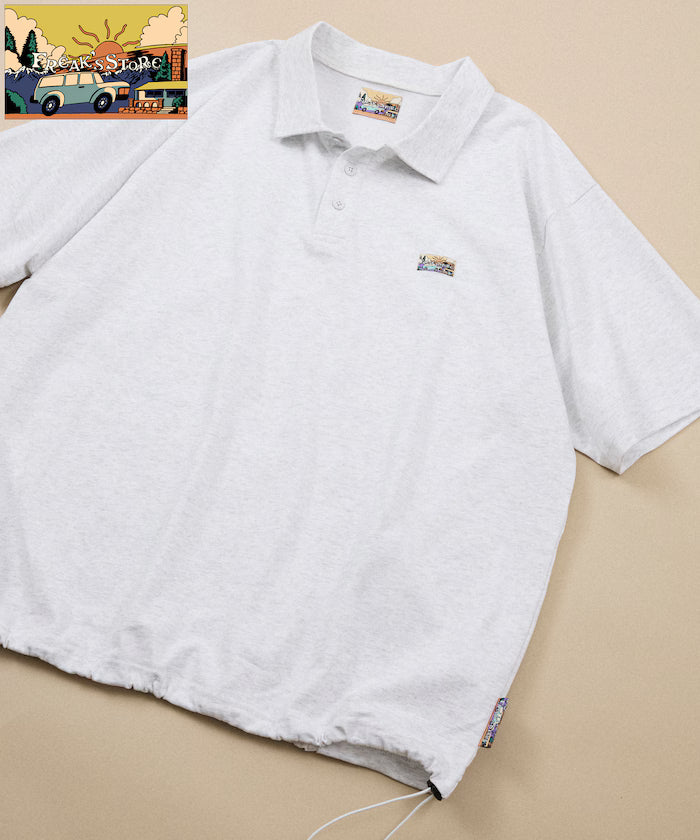 FREAK'S STORE for BEACH & FES Relax Fit One Point Logo Spindle Polo Shirt