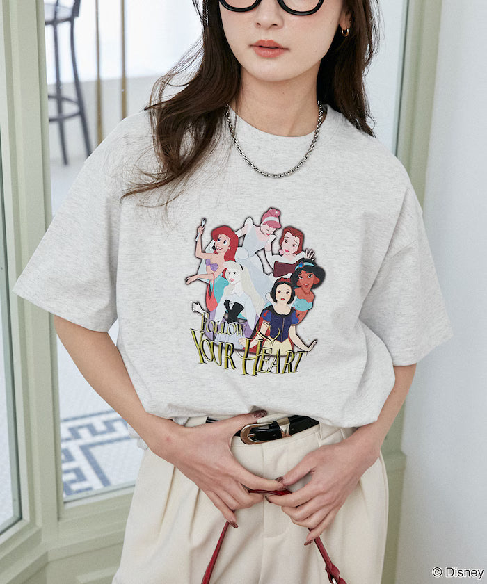 Disney Princess / Print T-Shirt Limited Edition - Light Gray