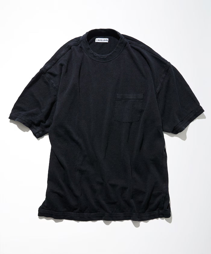 French Linen Pocket T-Shirt - Navy