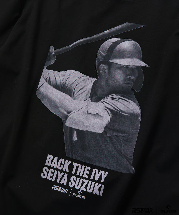 [March 5, 12:00 Release] MLB PLAYERS × RYNO SPORTS × FREAK'S STORE Special Edition [SUZUKI] CLOSE UP PHOTO TEE