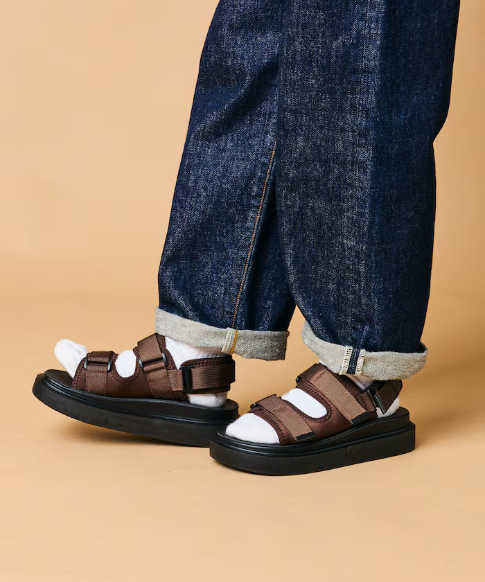 Limited release 2way volume sole double trap sports sandals platform sole
