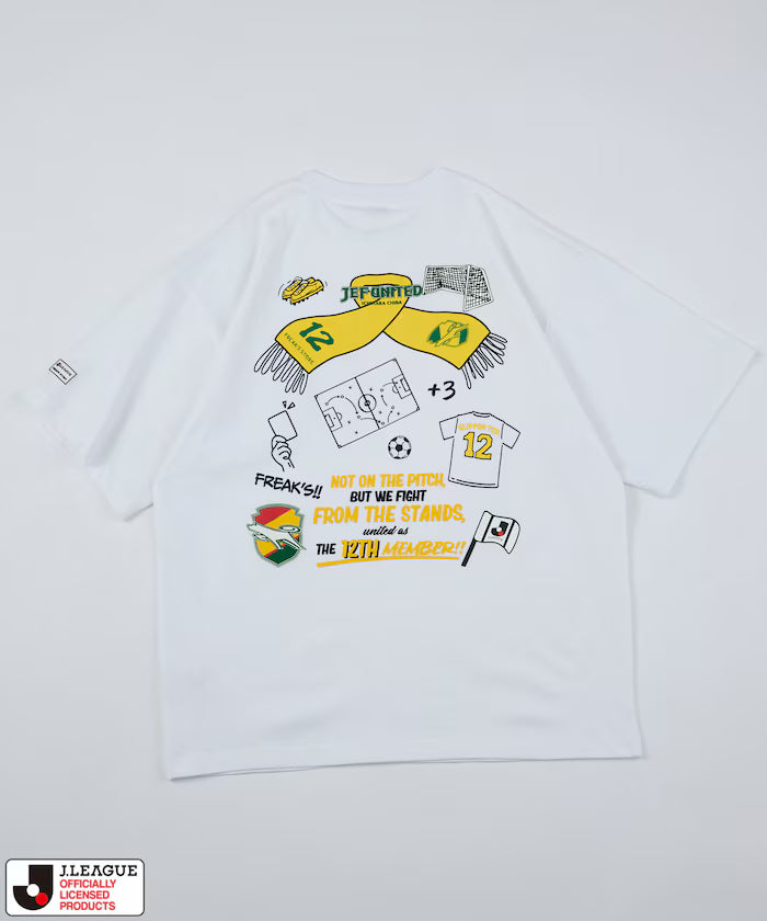 [Sales start on May 15 at 12:00] J.LEAGUE × FREAK’S STORE Limited SUPPORTERS SHORT SLEEVE TEE [Jef United Chiba]