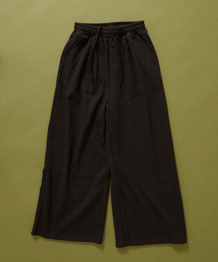 Thermal Wide Pants 'Plain'