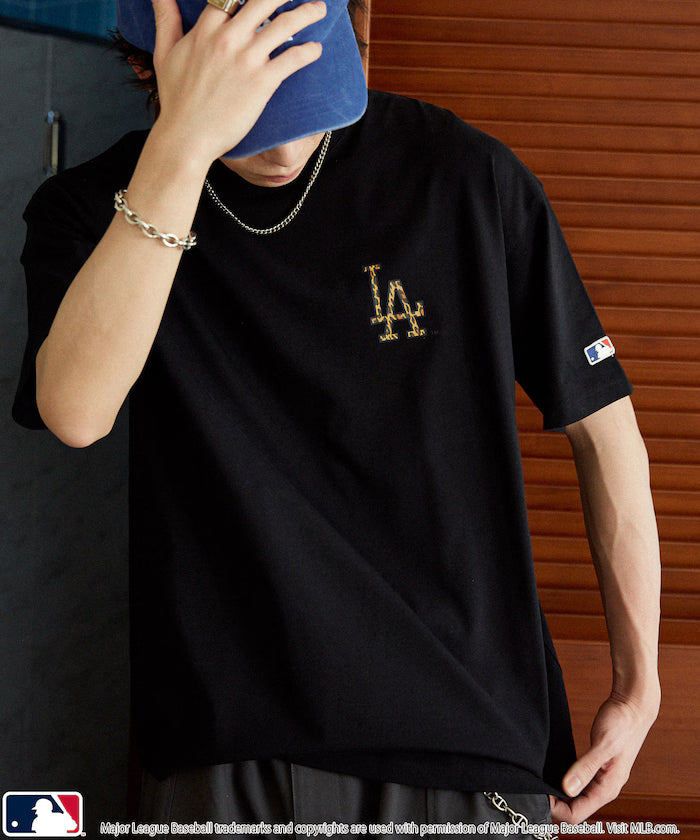 Limited Edition MLB Leopard Print Logo T-Shirt