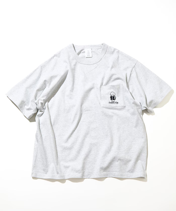 tombonia/Tombonia Back Print Crew Neck T-Shirt/Campus Life