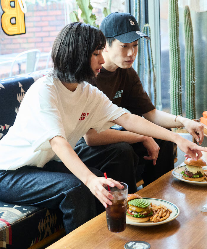 Limited Release SHE WOLF DINER × FREAK'S STORE Shewolf Diner Exclusive Big Silhouette Back Print T-Shirt Antibacterial Odor Resistance Quick Dry