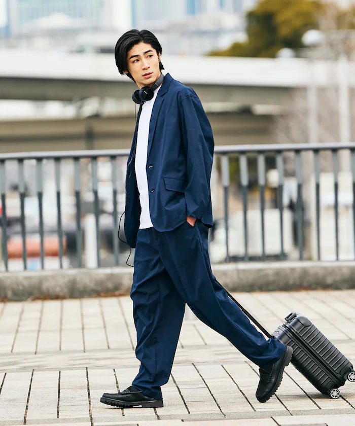 AiRide/Air Ride Relax Fit Packable Travel Set Up/Tailored Jacket/Wide Tapered Pants/Quick Dry/UV Cut 【Limited Edition】