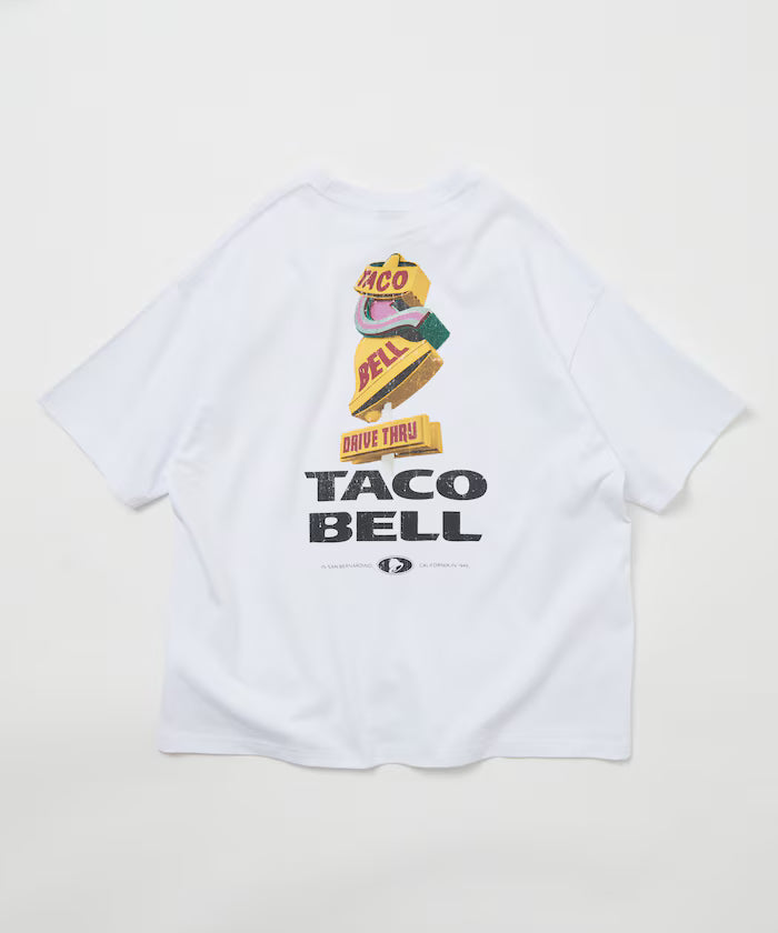 Limited Edition TACOBELL×FREAK'S STORE Exclusive Big Silhouette Back Print Crew Neck T-Shirt
