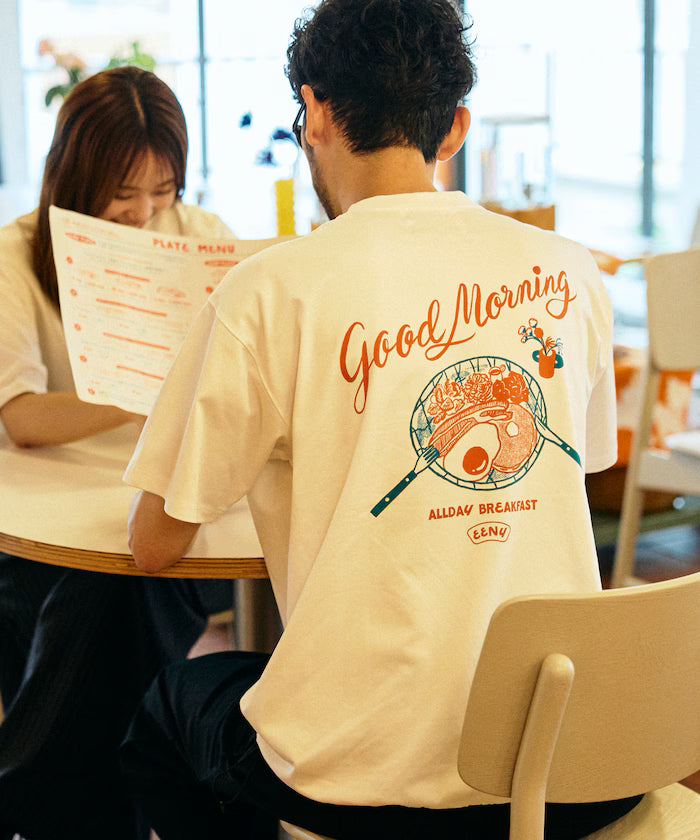 EENY × FREAK'S STORE Multi-Function Back Print Spindle T-Shirt - Food