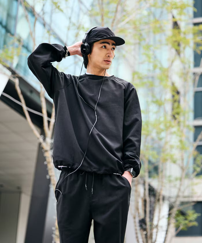 AiRide/Air Ride Relax Fit Raglan Long Sleeve Pullover/Pocketable/Quick Dry/UV Cut [Limited Edition]