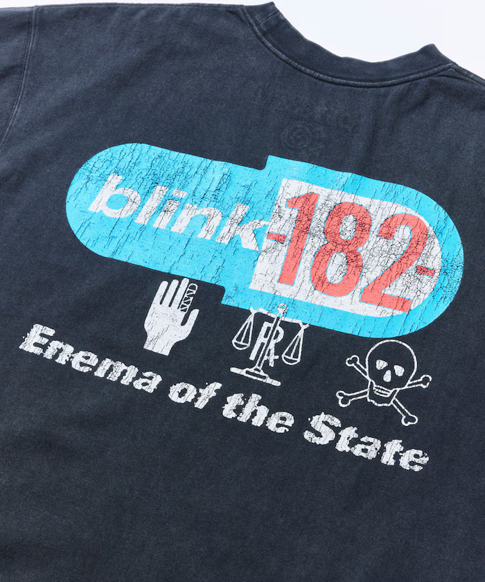 【EXCLUSIVE】BLINK182 print Tee / Blink182 print crew neck T-shirt