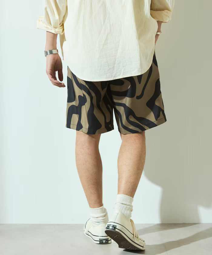 Pattern Easy Shorts / All-over Print Short Pants / Compatible with Setup