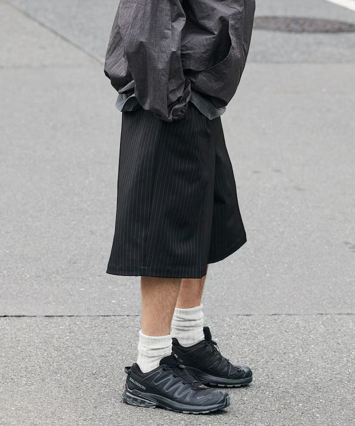 1-Tack Baggy Silhouette Slacks Short Pants