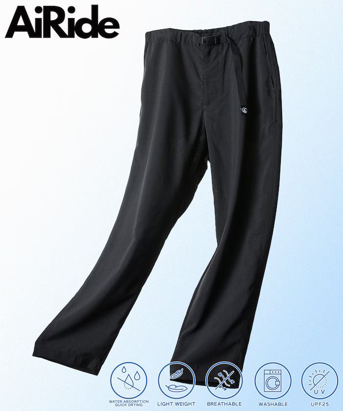AiRide/AiRide Wide Silhouette Packable Climbing Pants/Quick-Dry/UV Cut 【Limited Edition】 - Charcoal Gray